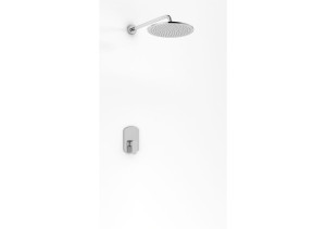 Kohlman FOXAL QW220FR25 zestaw prysznicowy z deszczownicą R25 chrom