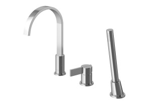 Kohlman DEXAME QB241D bateria wannowa 3 - otworowa chrom