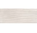 Cifre Relieve Wave Titan Ivory Brillo 30x90