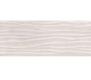 Cifre Relieve Wave Titan Ivory Brillo 30x90 płytka ścienna  