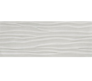 Cifre Relieve Wave Titan White Brillo 30x90 płytka ścienna  