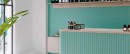 WOW Stripes Liso XL Teal Matt 7,5x30