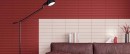WOW Stripes Liso XL Garnet Matt 7,5x30