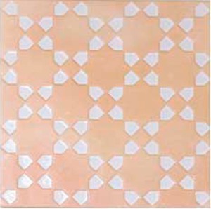 WOW Bejmat Decor Biscuit White 15x15 125062 płytka gresowa dekoracyjna