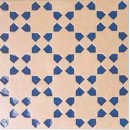 WOW Bejmat Decor Biscuit Azur 15x15 125060 płytka gresowa dekoracyjna