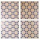 WOW Bejmat Decor Biscuit Azur 15x15 125060 płytka gresowa dekoracyjna