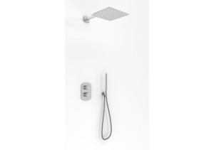 Kohlman FOXAL QW432FQ25 zestaw prysznicowy termostatyczny z deszczownicą Q25 chrom 