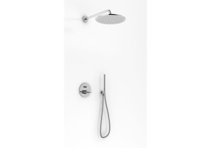 Kohlman MAXIMA QW210MR20 zestaw prysznicowy z deszczownicą R20 chrom 