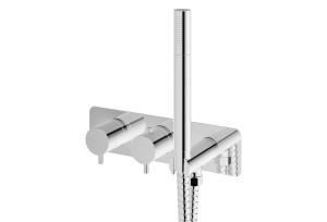 Kohlman AXEL QW265A bateria wannowa podtynkowa termostatyczna chrom 