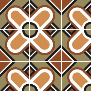 Equipe Bauhome Blume Warm 20x20 płytki patchwork gresowe