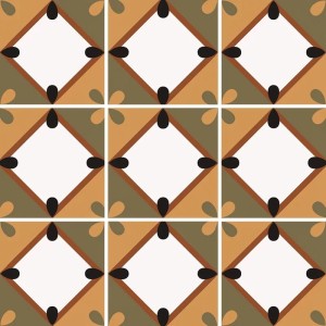 Equipe Bauhome Korola Warm  20x20 płytki patchwork gresowe 