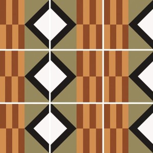 Equipe Bauhome Mark Warm 20x20 płytki patchwork gresowe   