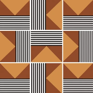 Equipe Bauhome Stritch Warm 20x20 płytki patchwork gresowe    