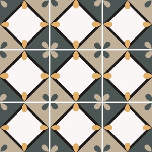 Equipe Bauhome Korolla Cold 20x20 płytki patchwork gresowe     