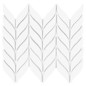 Dunin Bottany White Matt 26,5x22,5 mozaiki dekoracyjne  