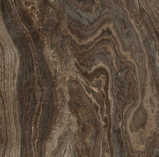 Naxos Rhapsody Brown Wave Polished Levigata Rett. 60x60