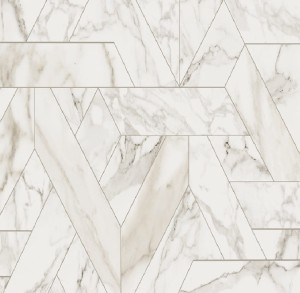 Naxos Rhapsody Outline White Polished Levigata Rett. 60x60 płytki marmurowe gresowe   