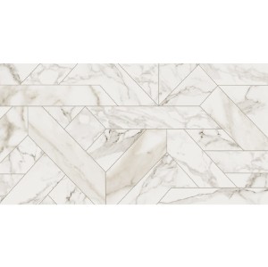 Naxos Rhapsody Outline White Polished Levigata Rett. 60x120 płytki marmurowe gresowe    