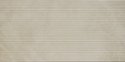 Płytka ścienna imitująca kamień w kolorze kremowym z powierzchnią strukturalną Italgraniti Shale Sand Ribbed SL02BAR 60x120