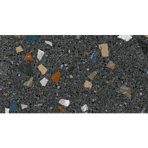 Arcana Stracciatella-R Grafito 60x120 płytki lastryko gresowe   