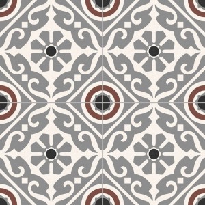 Gayafores Musa Grey 33,15x33,15 płytki podłogowe patchwork