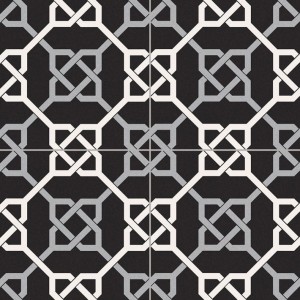 Gayafores Nautic Black 33,15x33,15 płytki podłogowe patchwork