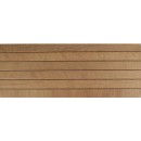 Płytka ścienna drewnopodobna, w kolorze brązowym, imitująca lamele, strukturalna powierzchnia Porcelanosa Liston Oxford Natural 33,3x100 100291851