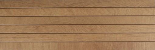 Płytka ścienna drewnopodobna, w kolorze brązowym, imitująca lamele, strukturalna powierzchnia Porcelanosa Liston Oxford Natural 33,3x100 100291851