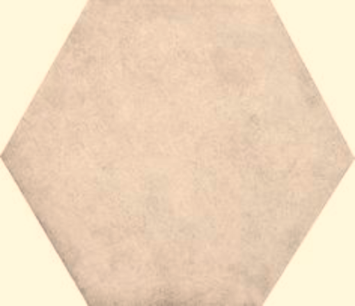 Decus Hexagon Portland Tostado Mate 14x16