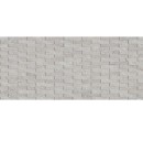 Płytka ścienna  w kolorze srebrnym, matowa, strukturalna powierzchnia Porcelanosa Deco Image Silver 33,3x100 100294391