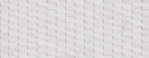 Płytka ścienna imitująca kamień, w kolorze białym, strukturalna, matowa powierzchnia Porcelanosa Deco Image White 33,3x100 100294306