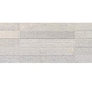 Płytka ścienna imitująca kamień, w kolorze szarym, strukturalna, matowa powierzchnia Porcelanosa Block Matika Silver 33,3x100 100347854