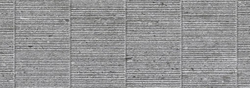 Płytka ścienna imitująca kamień, w kolorze szarym, strukturalna, matowa powierzchnia Porcelanosa Stripe Matika Acero 33,3x100 100347851