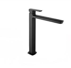 Palazzani MIS COLOR Black Mat 56301838 bateria umywalkowa wysoka stojąca jednouchwytowa czarna 