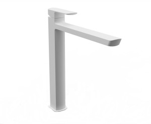 Palazzani MIS COLOR White Mat 56301843 bateria umywalkowa wysoka stojąca jednouchwytowa biała