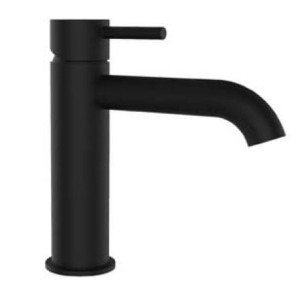 Palazzani DIGIT COLOR Black Mat 02304538 bateria umywalkowa stojąca jednouchwytowa czarna   