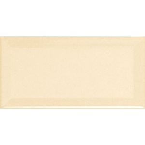 Ape Metro Biselado Crema Brillo 7,5x15 płytki ścienne