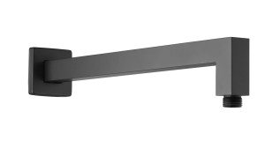 Palazzani COLOR Black Mat 99582638 ramię ścienne deszczownicy 35 cm czarne 