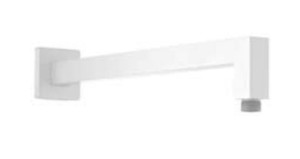 Palazzani COLOR White Mat 99582643 ramię ścienne deszczownicy 35 cm białe