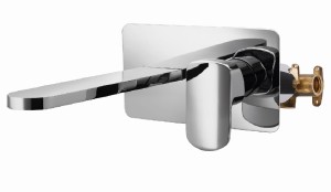 Palazzani MIS COLOR Chrome 56321610 + 99273710 bateria umywalkowa podtynkowa jednouchwytowa chrom