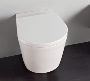 Sanitana GLAM RIMLES S10200882100000 + S80200281600000 miska WC + deska wolnoopadająca slim