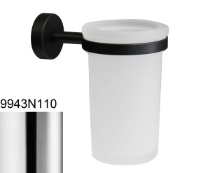 Palazzani 9943N110 kubek ścienny z uchwytem chrom