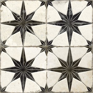 Peronda FS Star Black LT 45x45 płytki patchwork podłogowe rustykalne