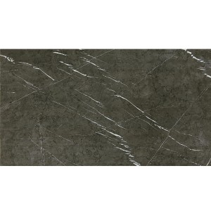Pietra Rett. 60x120 płytki gresowe imitujące czarny marmur