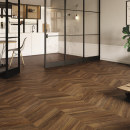 Emil Ceramica Sleek Wood Mohogany Chevron Nat. 11x54