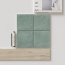 WOW Stardust Pebbles Teal 15x15 płytki gresowe imitujące lastryko