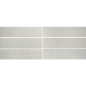 WOW Texiture Pattern Mix Dove 6,2x25 płytki ścienne