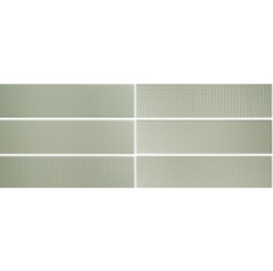 WOW Texiture Pattern Mix Sage 6,2x25 płytki ścienne