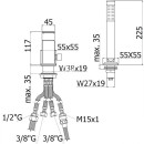 Paffoni Elle EF041CR