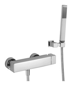 Paffoni Level LEC168DCR bateria prysznicowa ścienna jednouchwytowa chrom  